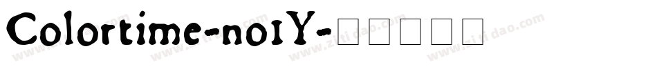 Colortime-no1Y字体转换