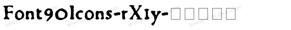 Font90Icons-rX1y字体转换