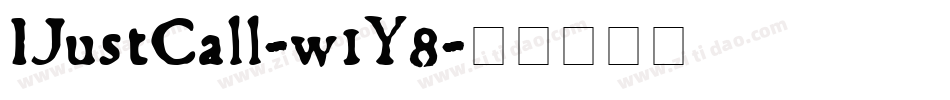 IJustCall-w1Y8字体转换