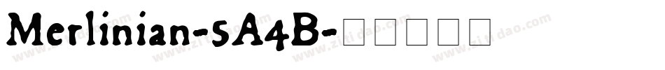 Merlinian-5A4B字体转换