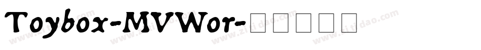 Toybox-MVWor字体转换