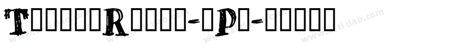 TextanRound-dPg字体转换