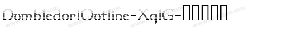 Dumbledor1Outline-XqlG字体转换