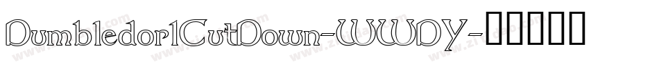 Dumbledor1CutDown-WWDY字体转换