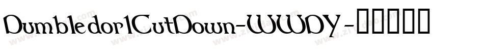 Dumbledor1CutDown-WWDY字体转换