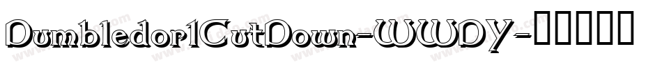 Dumbledor1CutDown-WWDY字体转换