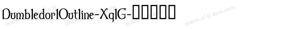 Dumbledor1Outline-XqlG字体转换