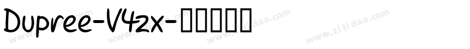 Dupree-V4zx字体转换