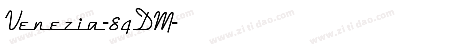 Venezia-84DM字体转换