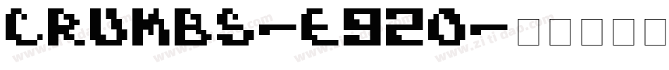 Crumbs-e92O字体转换