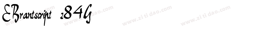 EBrantscript-z84G字体转换