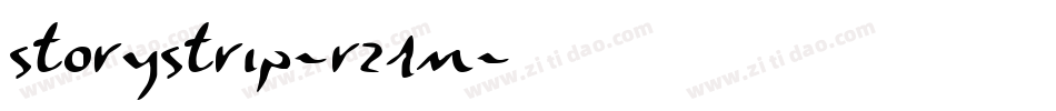 StoryStrip-R24M字体转换