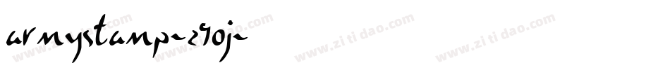 Armystamp-Z9OJ字体转换