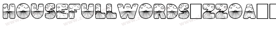 HousefullWords-zzOa字体转换