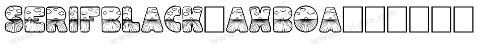 SerifBlack-axBOa字体转换