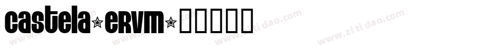 Castela-eRvm字体转换