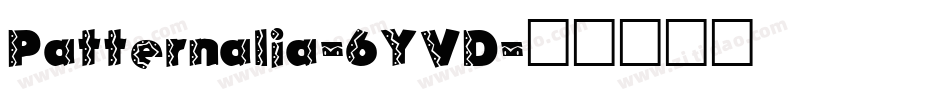 Patternalia-6YVD字体转换