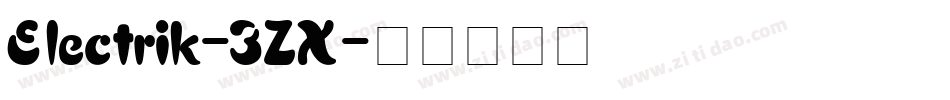 Electrik-3ZX字体转换