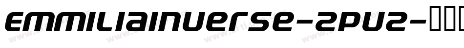 EmmiliaInverse-ZPVZ字体转换