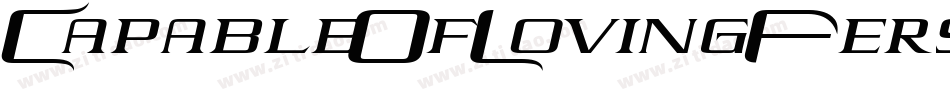 CapableOfLovingPersonalUse-z4w4字体转换