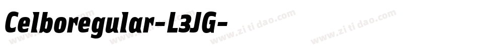Celboregular-L3JG字体转换