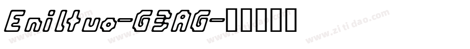 Eniltuo-G3AG字体转换