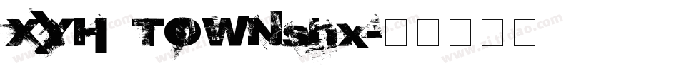XYH_TOWNshx字体转换
