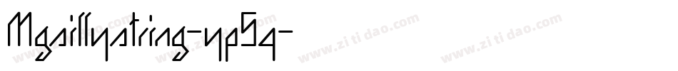 Mgsillystring-yp5q字体转换