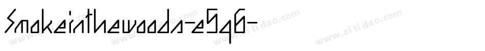 Smokeinthewoods-e5q6字体转换 Smokeinthewoods-e5q6字体转换