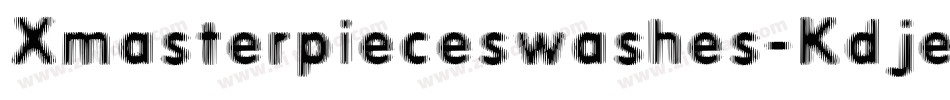 Xmasterpieceswashes-Kdje字体转换