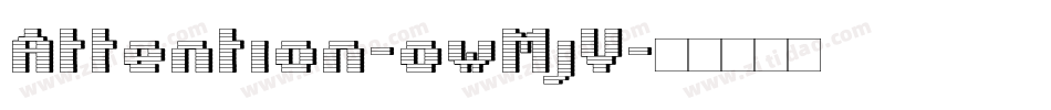 Attention-owMjV字体转换