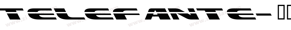 telefante字体转换