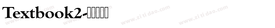 Textbook2字体转换