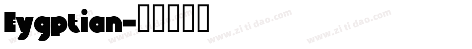 Eygptian字体转换
