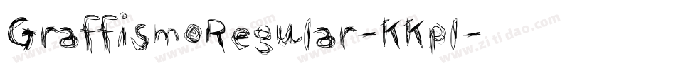 GraffismoRegular-KKpl字体转换
