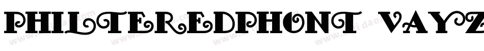 PhilteredPhont-vAyZ字体转换