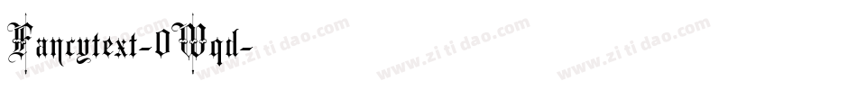 Fancytext-0Wqd字体转换