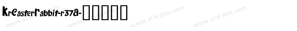 KrEasterRabbit-r37A字体转换