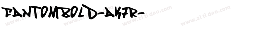FantomBold-aK7R字体转换