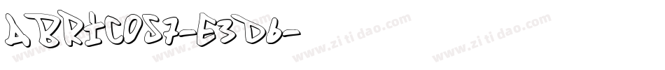 Abricos7-e3D6字体转换