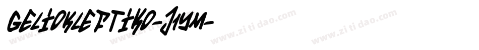 GelioKleftiko-j1YM字体转换