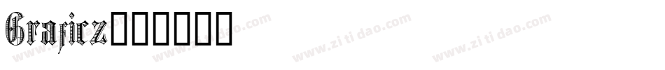 Graficz字体转换