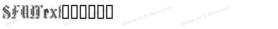 SFUIText字体转换
