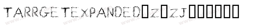 TarrgetExpanded-Z3ZJ字体转换