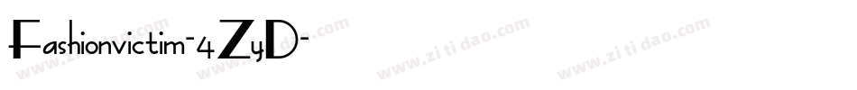 Fashionvictim-4ZyD字体转换