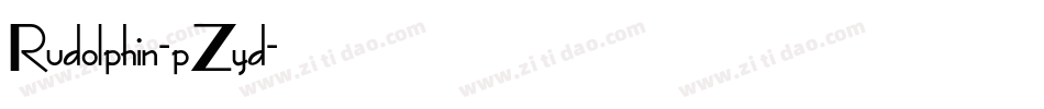 Rudolphin-pZyd字体转换