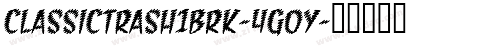 ClassicTrash1Brk-4G0Y字体转换