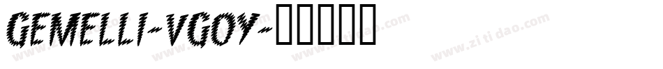 Gemelli-VG0y字体转换