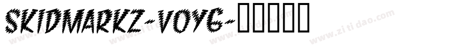 Skidmarkz-V0Y6字体转换 Skidmarkz-V0Y6字体转换