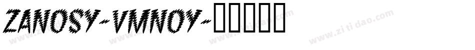 Zanosy-vmn0y字体转换